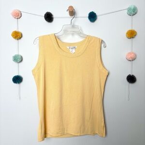 Misook Yellow Tank Camisole